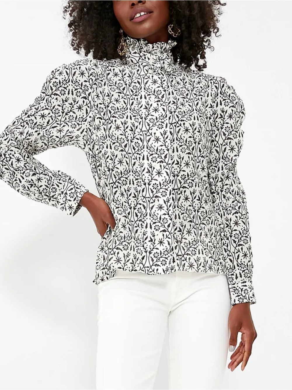 Tuckernuck Thierry Colson Black Wind Blouse XS